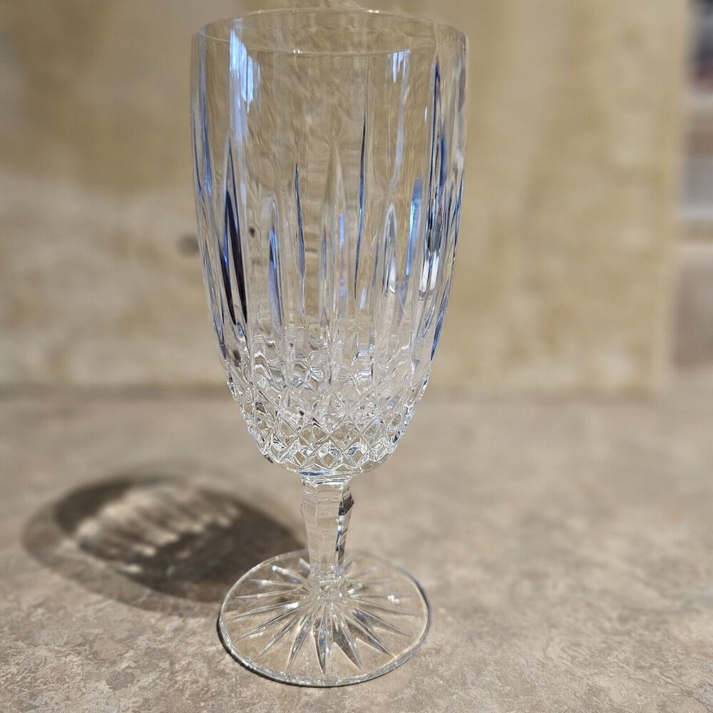 Mikasa Crystal OLD DUBLIN Footed Iced Tea Glass (es) 7 3/8 "